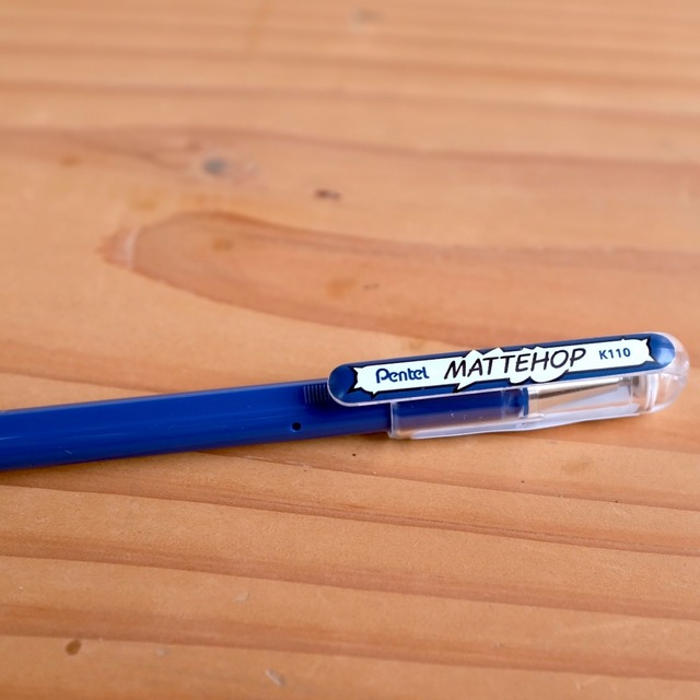 ボールペン「MATTEHOP・ネイビーブルー」