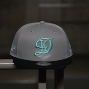 【gifthat別注】NEW ERA 950/9FIFTY ロサンゼルス・ドジャース シティコネクトGRAY SEAGLASS