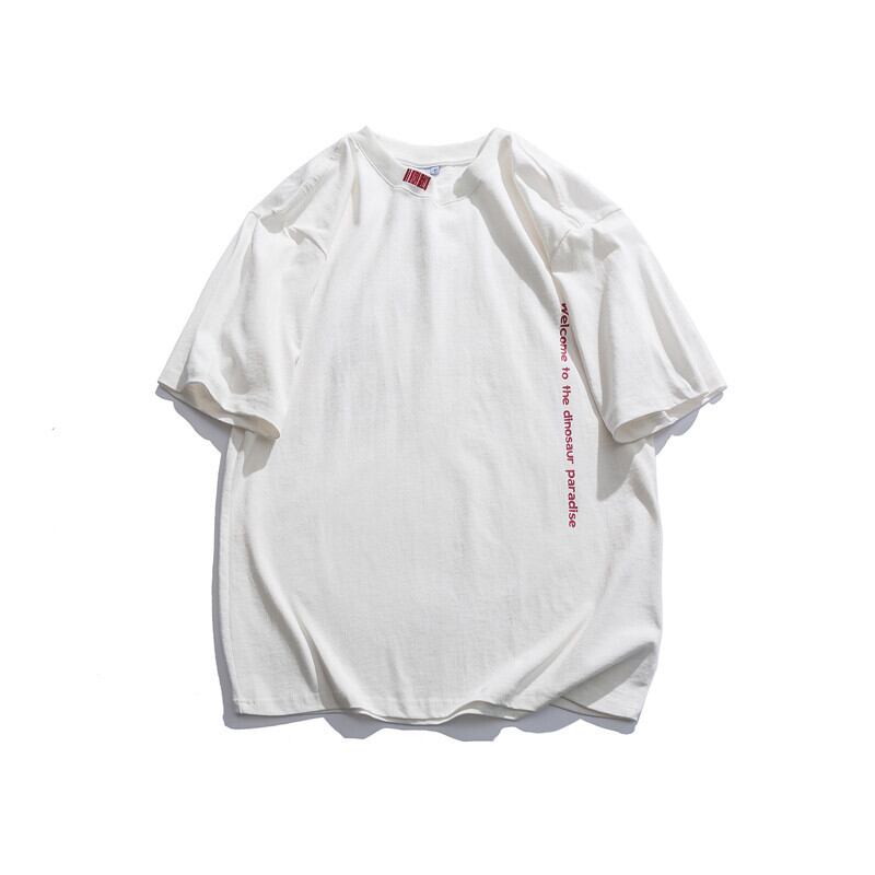 【新作】【送料無料】 Yidaoヴィンテージサマーニューシンプルプリント半袖TシャツメンズオーバーサイズカジュアルトレンドルーズトップTEE-Alibaba 夏物 ビンテージ hip6-161167043057723