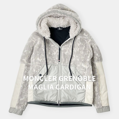 MONCLER GRENOBLE 22AW ボア フリース パーカー グレー L / J&NREUSE メンズ アウター