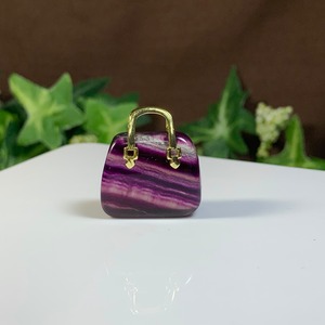 8.天然石とお出かけ☆フローライトカバン・バック