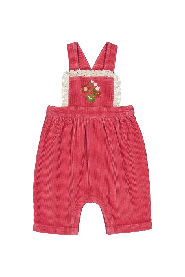 【26AW】hello Simone(ハローシモーヌ)Pirouette overall Desert Rose(12m/24m)サロペット ベビー ピンク