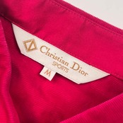 90s Christian Dior SPORTS クリスチャンディオール コーデュロイ 長袖シャツ M/ビビットピンク レディース ビンテージ