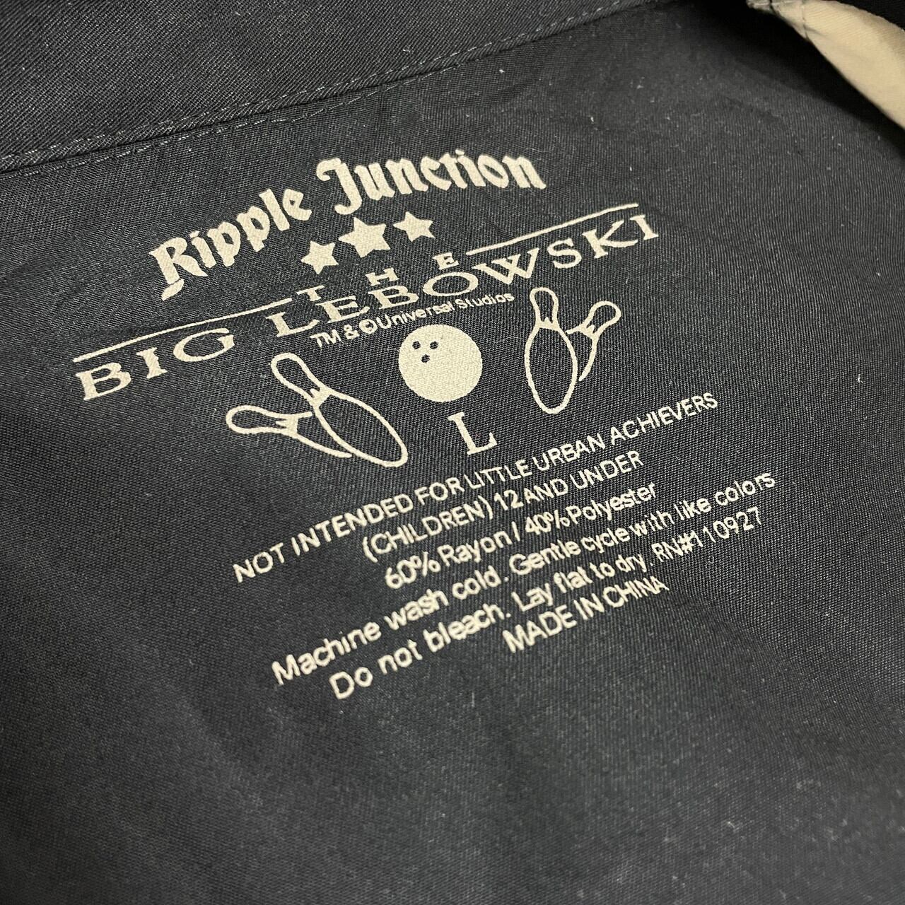 Ripple Junction ツートンカラー ボウリングシャツ メンズL 古着