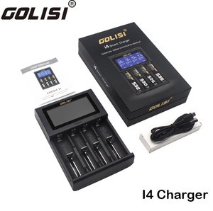 Golisi I4 Smart USB Charger 2A LEDモニター ゴリシー USB バッテリーチャージャー ４本同時充電 ２A急速　VAPE用バッテーリーに　ベイプ
