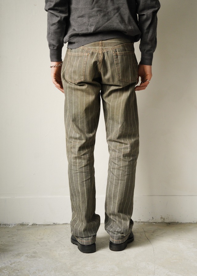 COMME des GARCONS HOMME 03AW cotton denim trousers