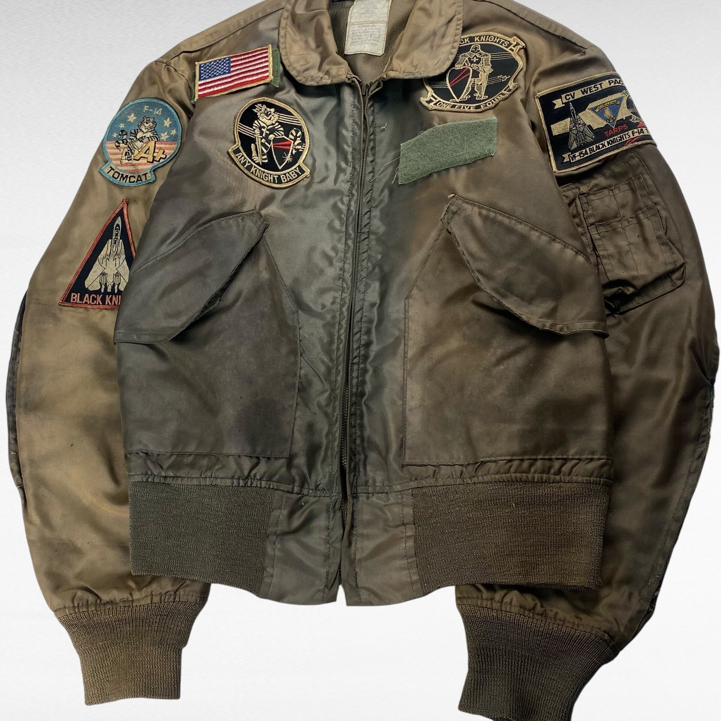 80's】 US.AIR FORCE 米軍実物 CWU-36P フライトジャケット L相当