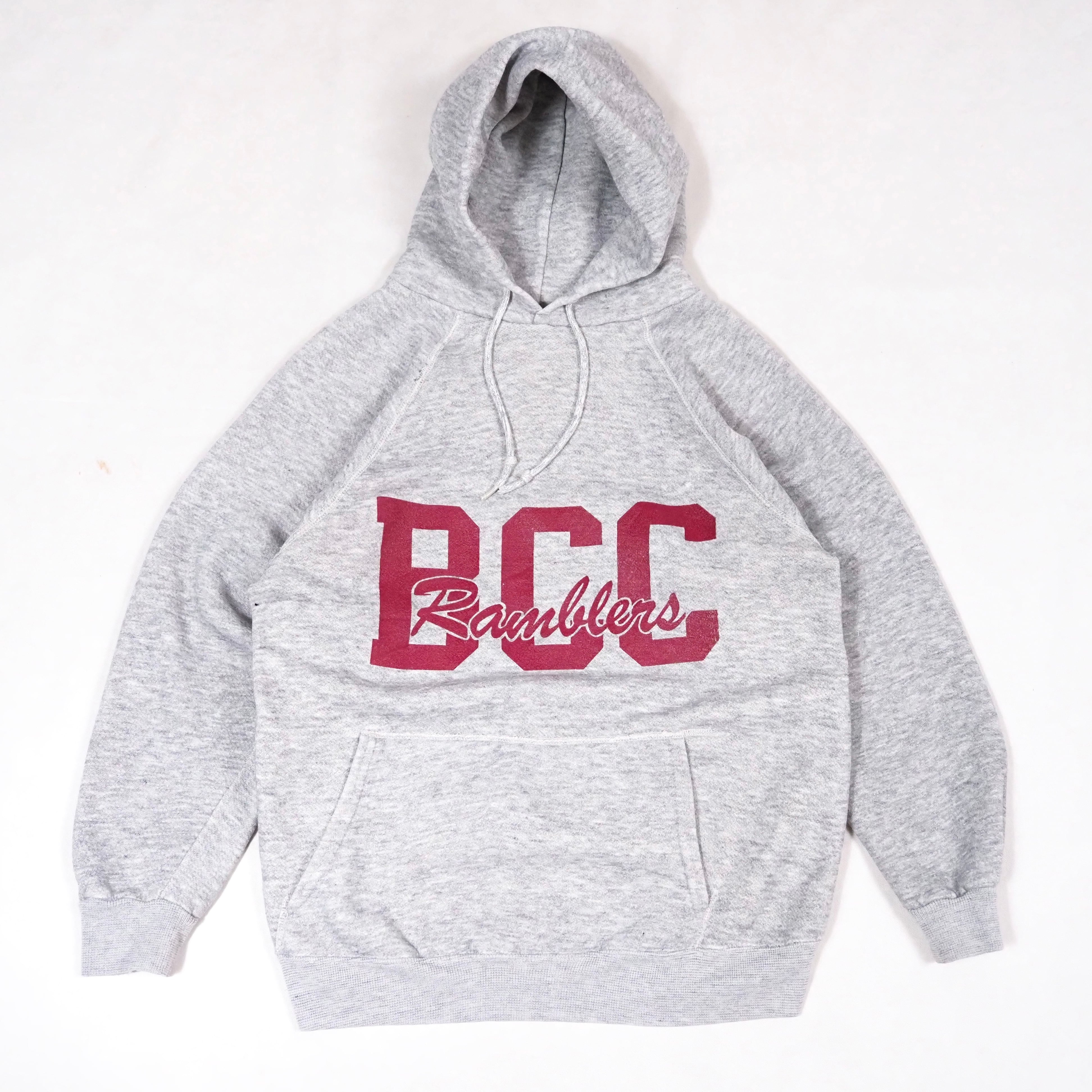70s SPORTSWEAR BCC Ramblers Sweat Hoodie S USA製 杢グレー スウェット フーディー