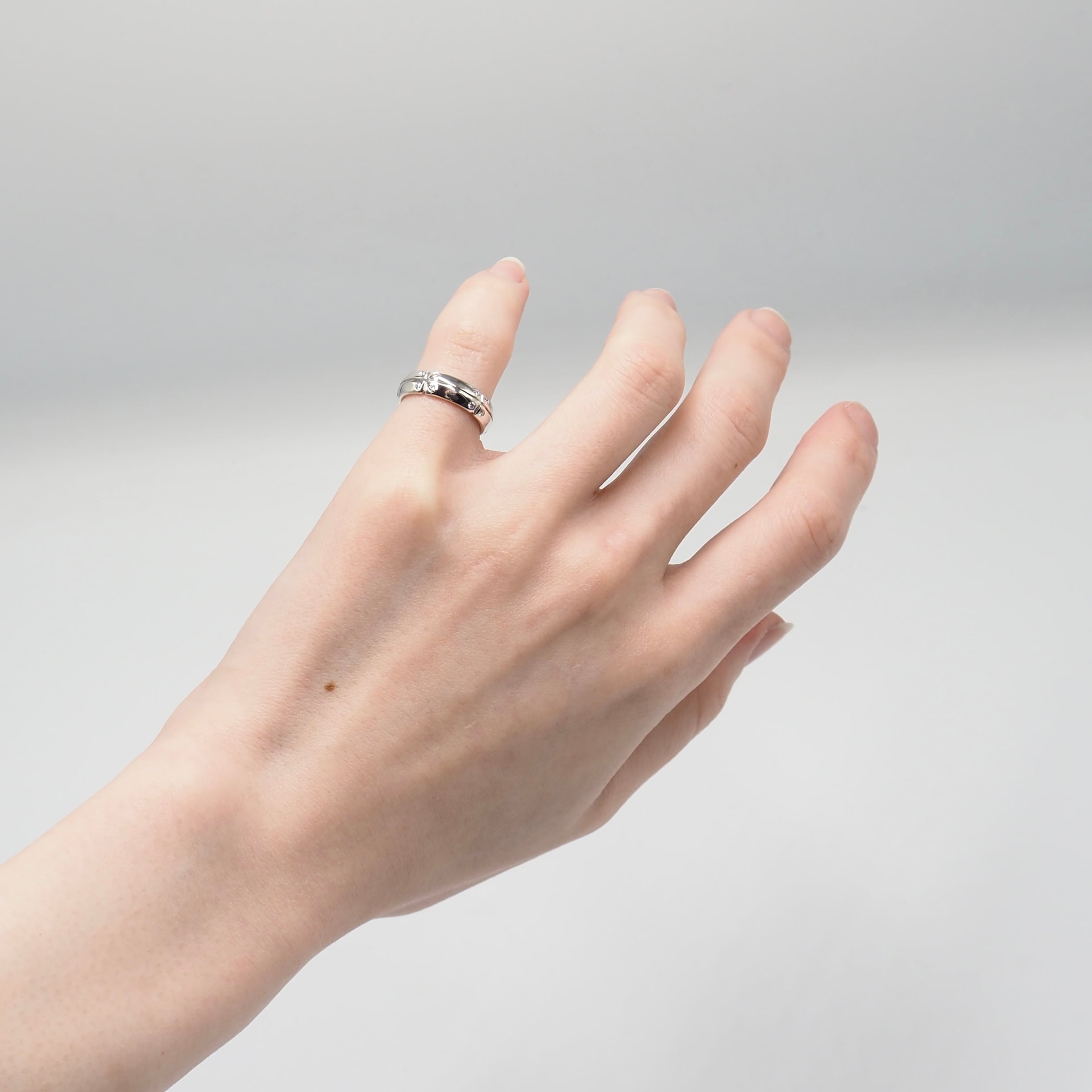 Tiffany&Co. 約7号 ストリーメリカ ダイヤ リング K18 ダイヤモンド
