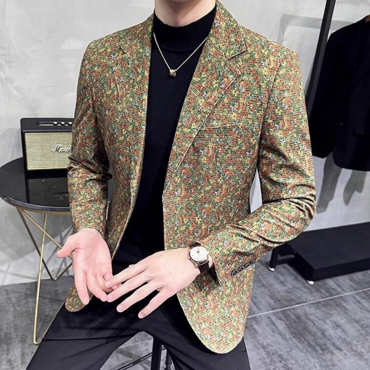 slim british style suit jacket 00209