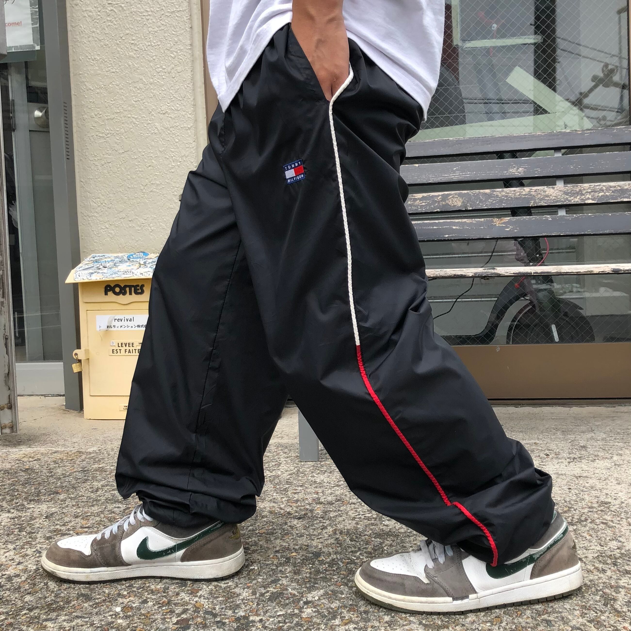 NIKE ナイキ トラックパンツ 00s Y2K パンツ スウォッシュ 黒 XL-