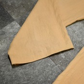 drape silhouette linen×rayon wide color slacks