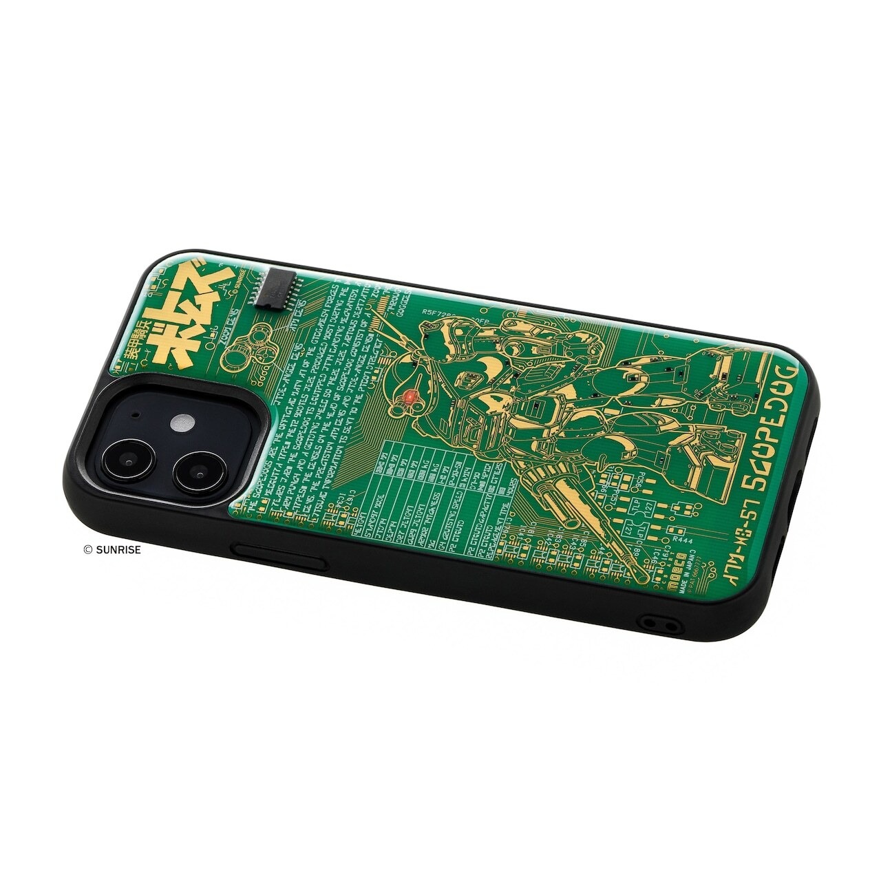 FLASH スコープドッグ 基板アート iPhone 12 mini ケース | PCB ART moeco 
