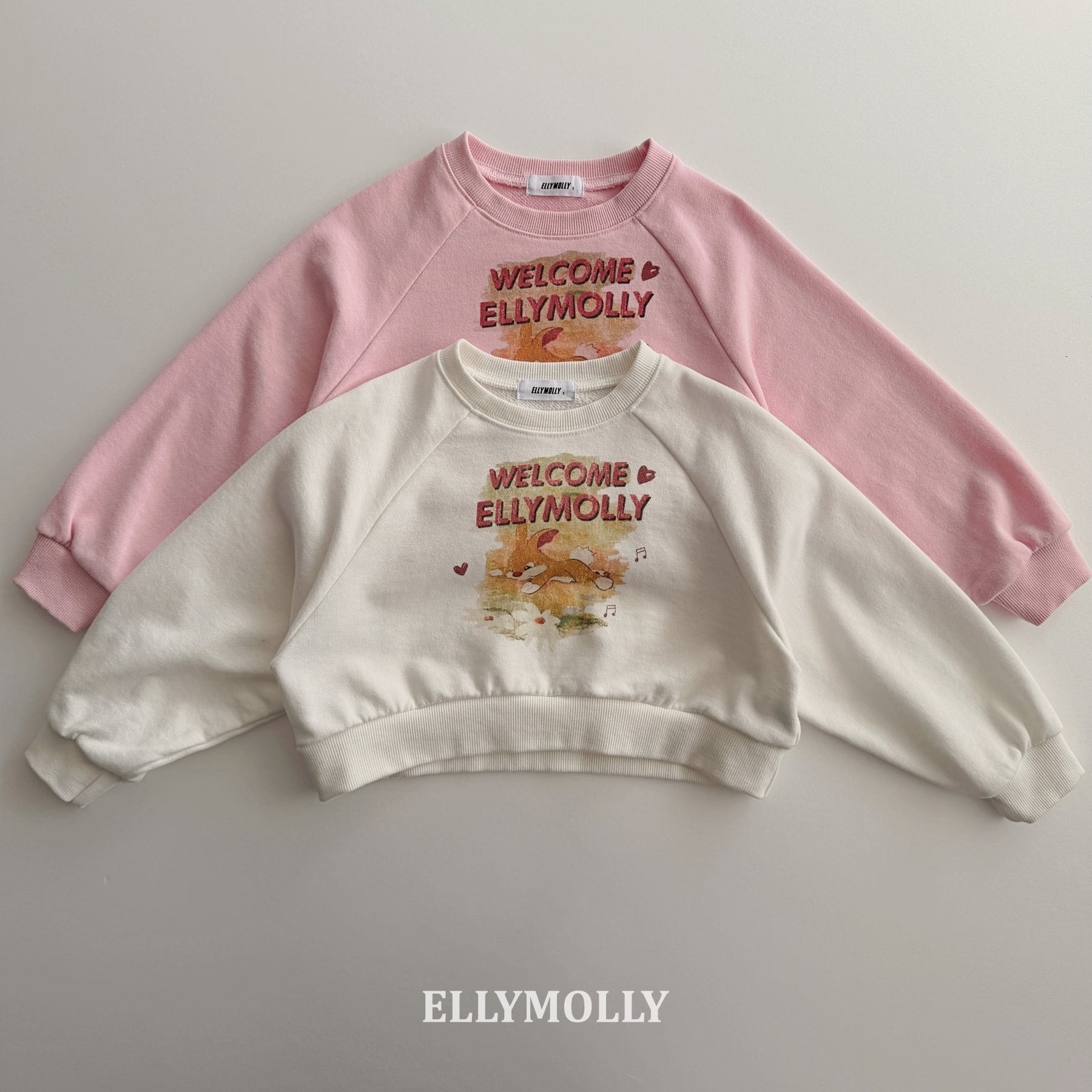 «予約»«ジュニアサイズあり»«elly molly» ウェルカムmtm 2colors