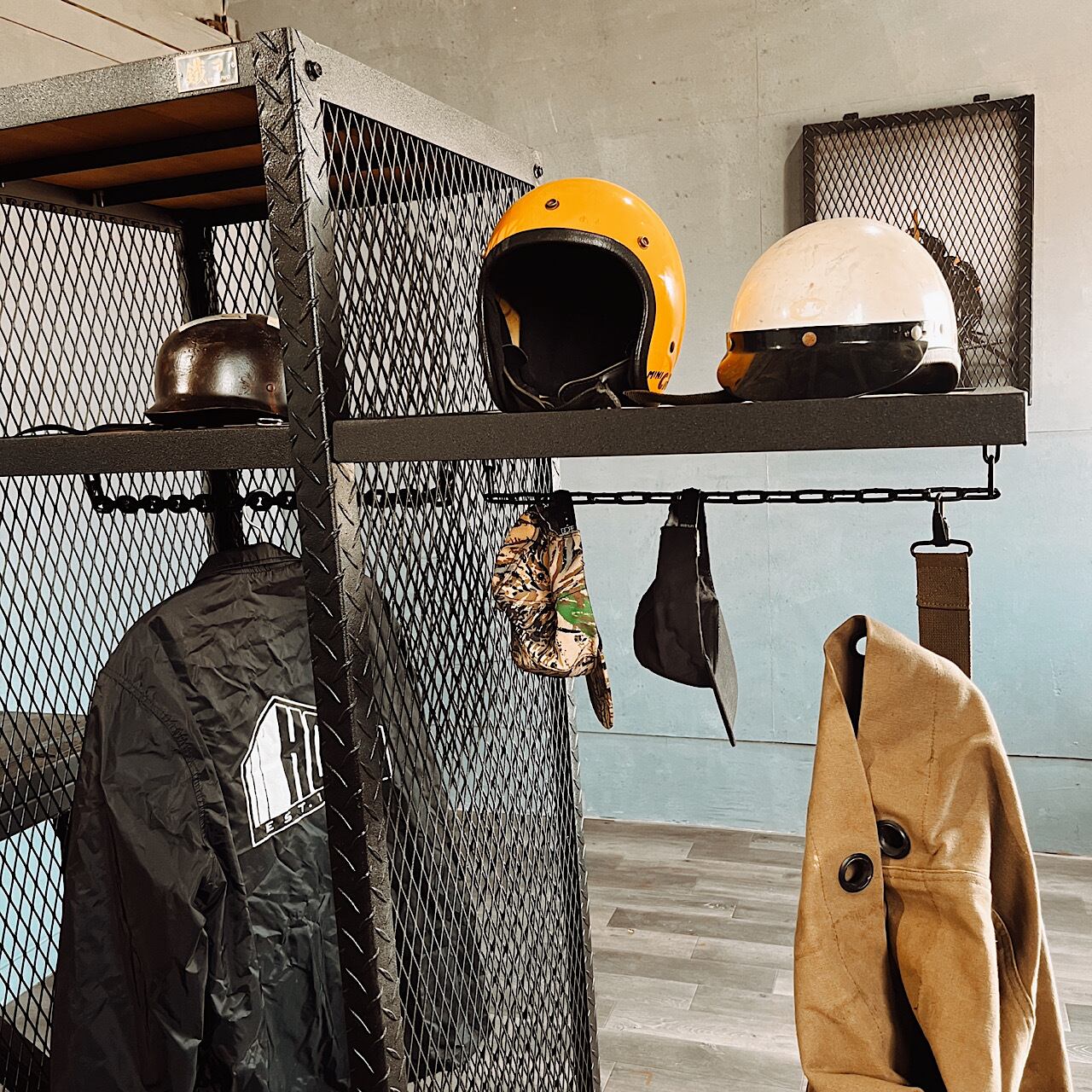 ハンガーチェーン付き棚板 アイアンハンガーラック用 | 鐵ヲ