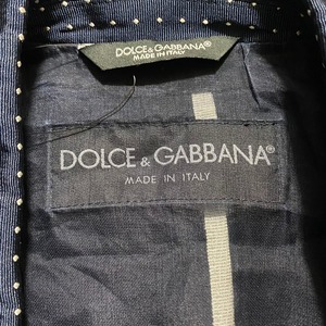 DOLCE&GABBANA silk nep fabric tailored jacket