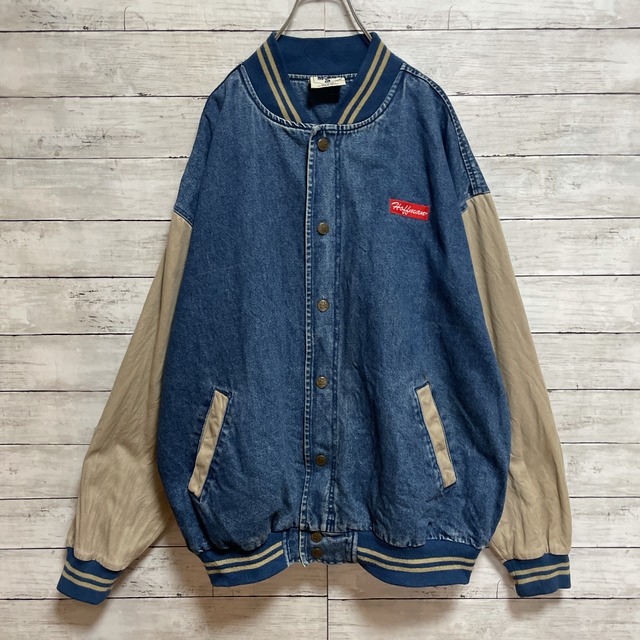 Lee 90s ヴィンテージ　デニムスタジャン　刺繍パッチ