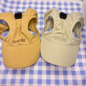 犬用帽子　ペット用帽子　ツイルロゴキャップ [サイズ: L]