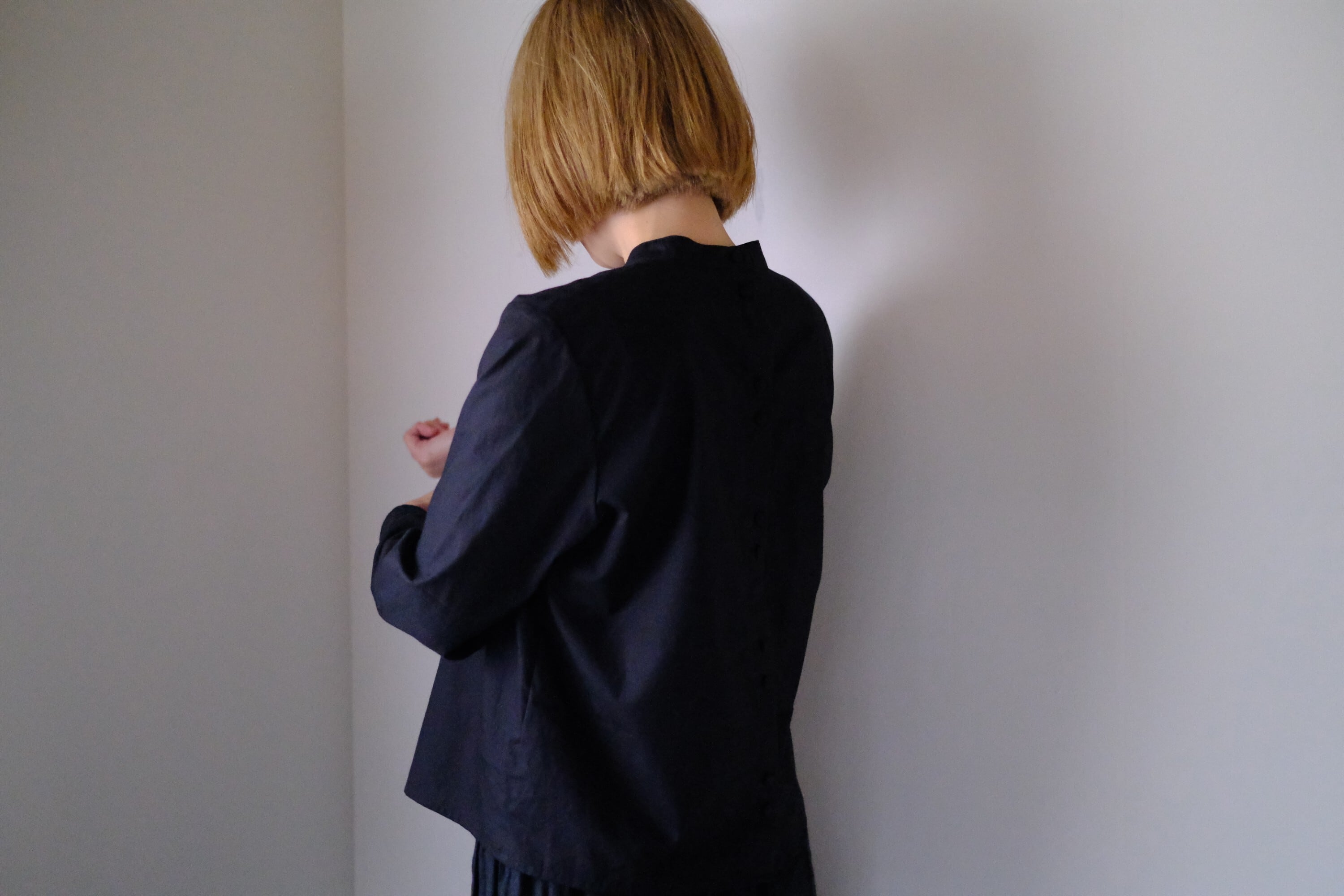 バックボタンブラウス CL-160