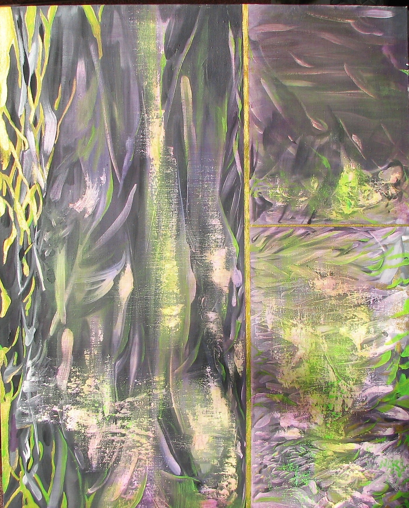 ☆2日間値下げ☆大澤哲郎 t-274 10号油彩 作者のマルチ技法満載