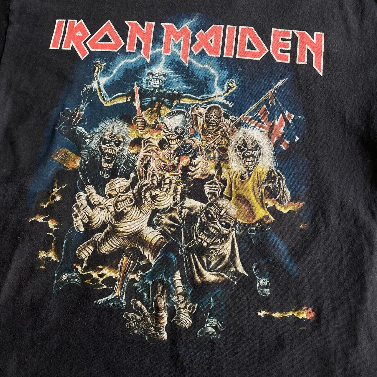 00年代 IRON MAIDEN BEST OF THE BEAST 両面プリント バンドTシャツ 