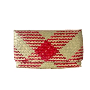 Rectangular colourful basket M w26cm×15cm×h15cm 四角カラフル蓋付き収納かご