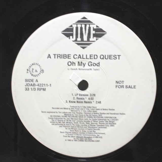 A Tribe Called Quest / Oh My God [JDAB-42211-1] - 画像3