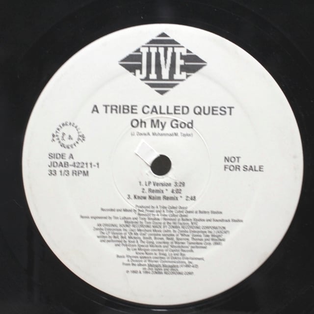 A Tribe Called Quest / Oh My God [JDAB422111] MOKUME RECORDS