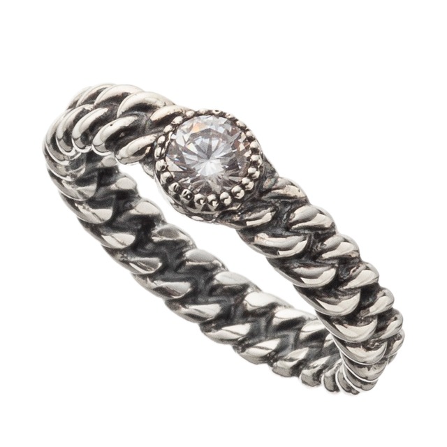 喜平ストーンリングCL ACR0275　Kihei Stone Ring Clear  シルバーアクセサリー Silver Jewelry Brand