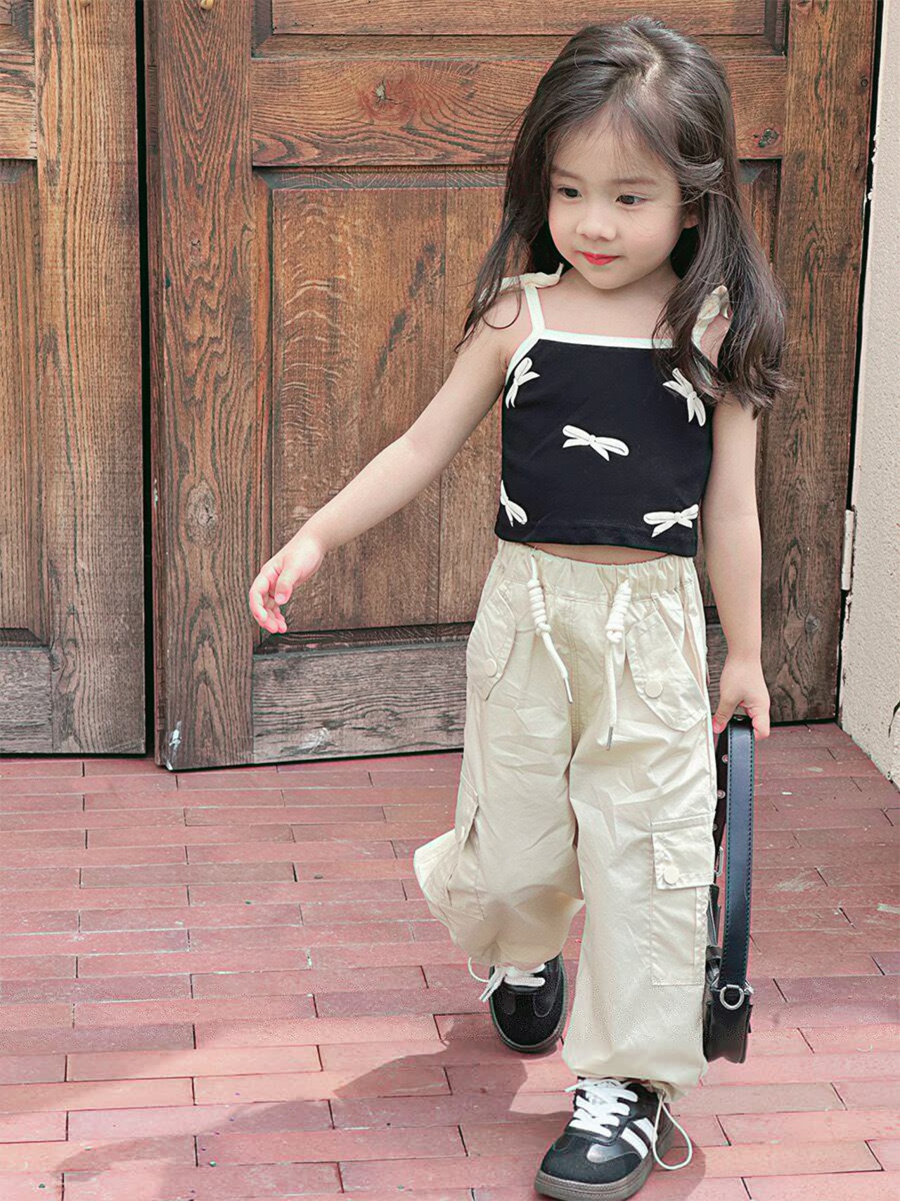 《即納》リボンキャミソールトップス