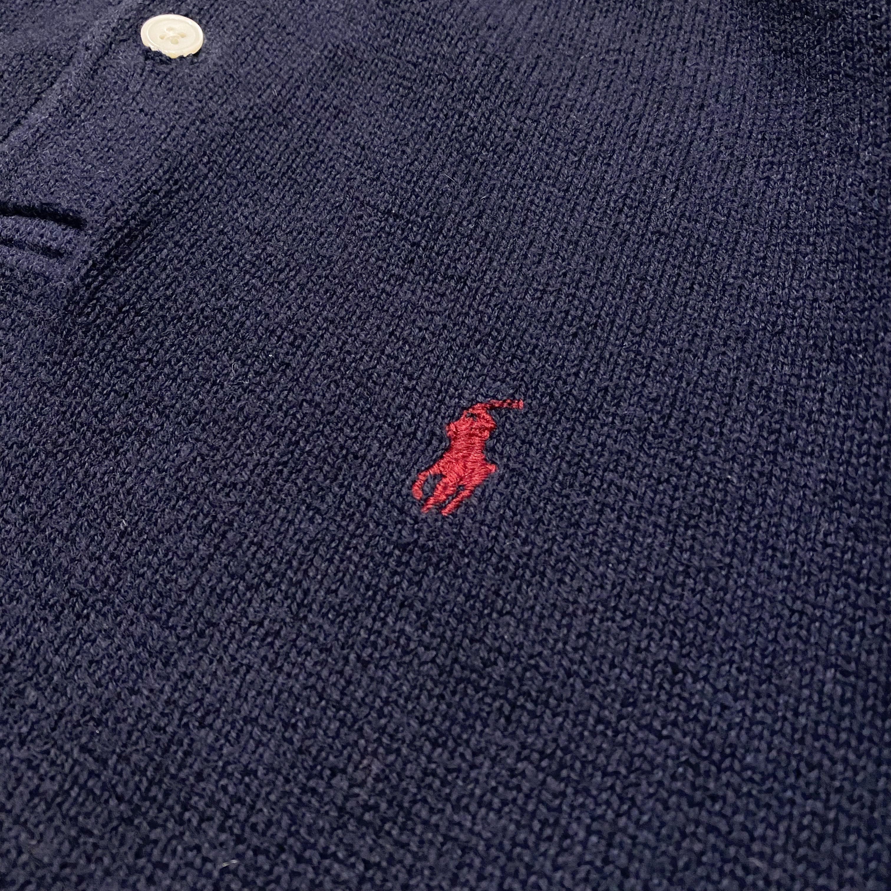 90's Polo Ralph Lauren Cotton Knit Polo Shirt L / ポロ・ラルフ