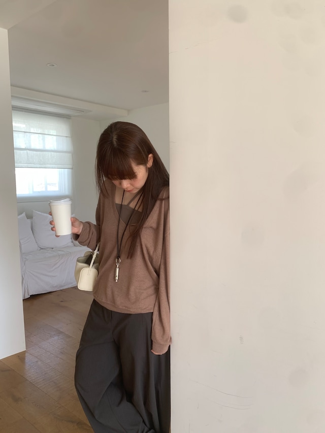(予約) taffeta / Better slacks 2color