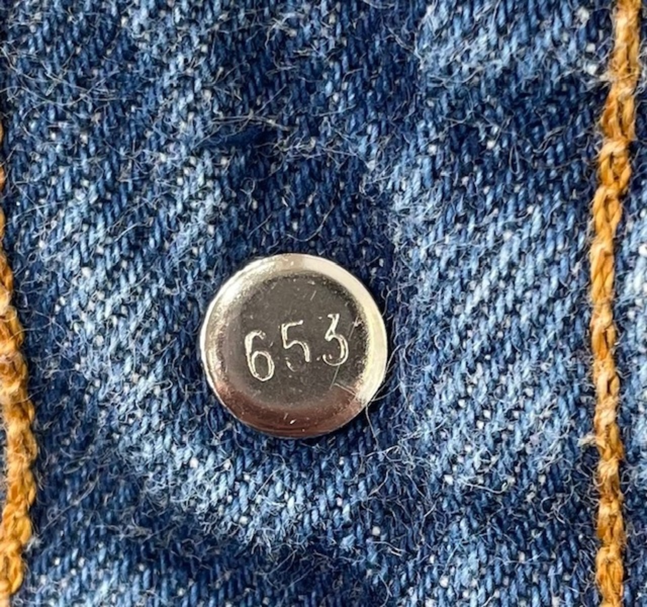 M-212 リーバイス Levis501レギュラー古着 1980年代中期米国製刻印653  W 70cm(ぐるり） 股下 76cm
