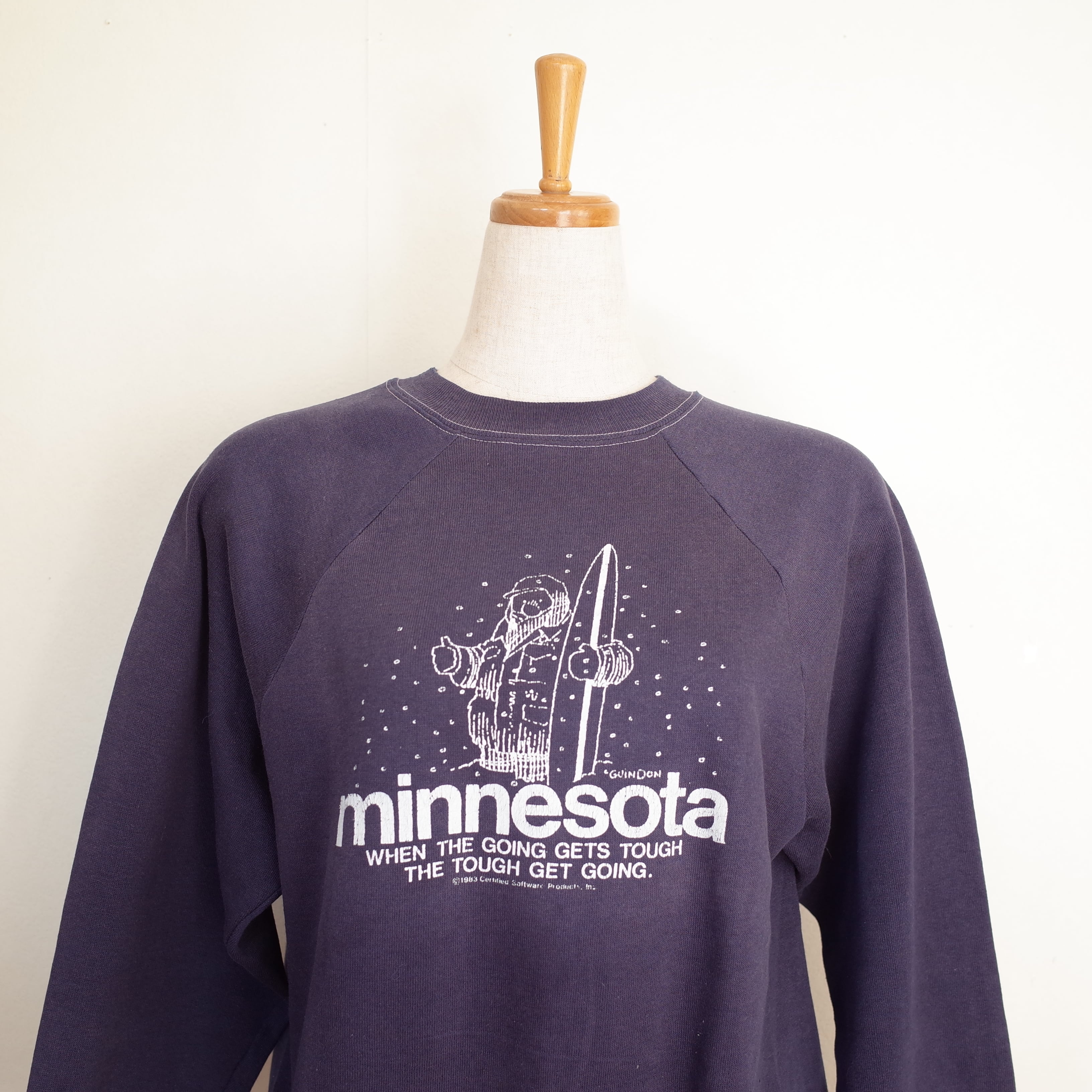 80s sportswear print sweat