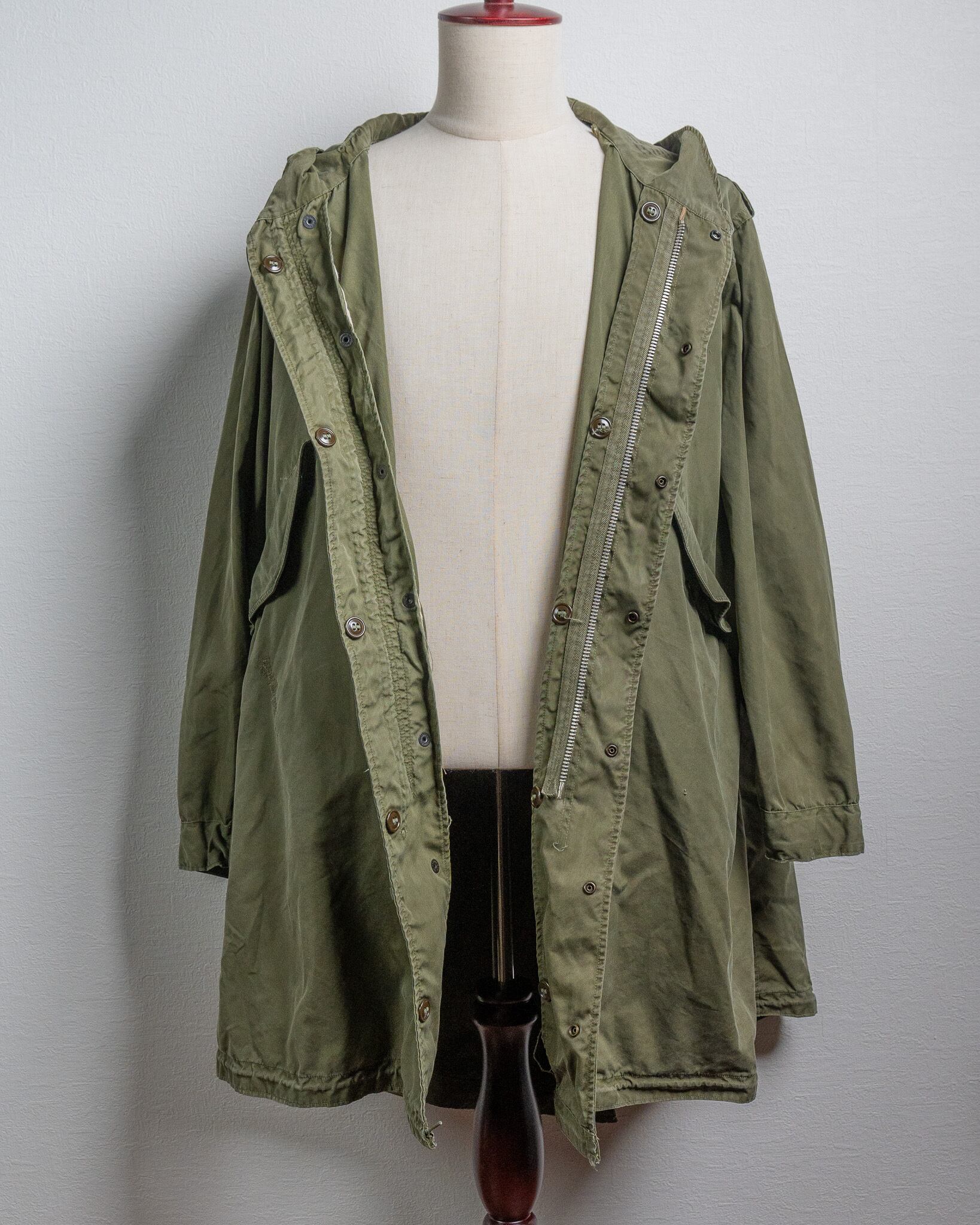MEDIUM】Aluminum Zipper U.S.Army M-51 Field Parka Shell アメリカ軍