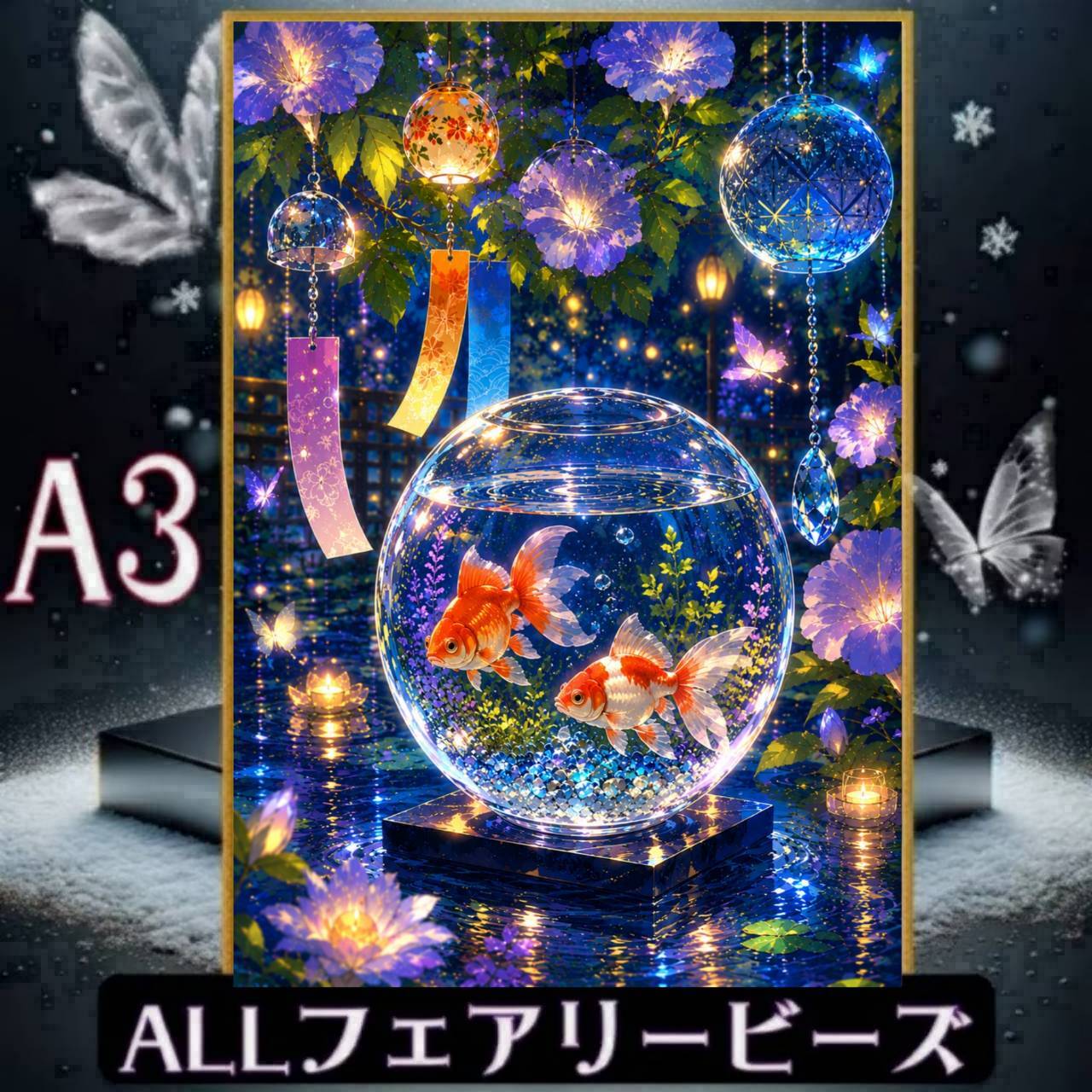 ✨遂に登場!『全色!フェアリーダストビーズ』(A3サイズ)fairydustcc309ダイヤモンドアート