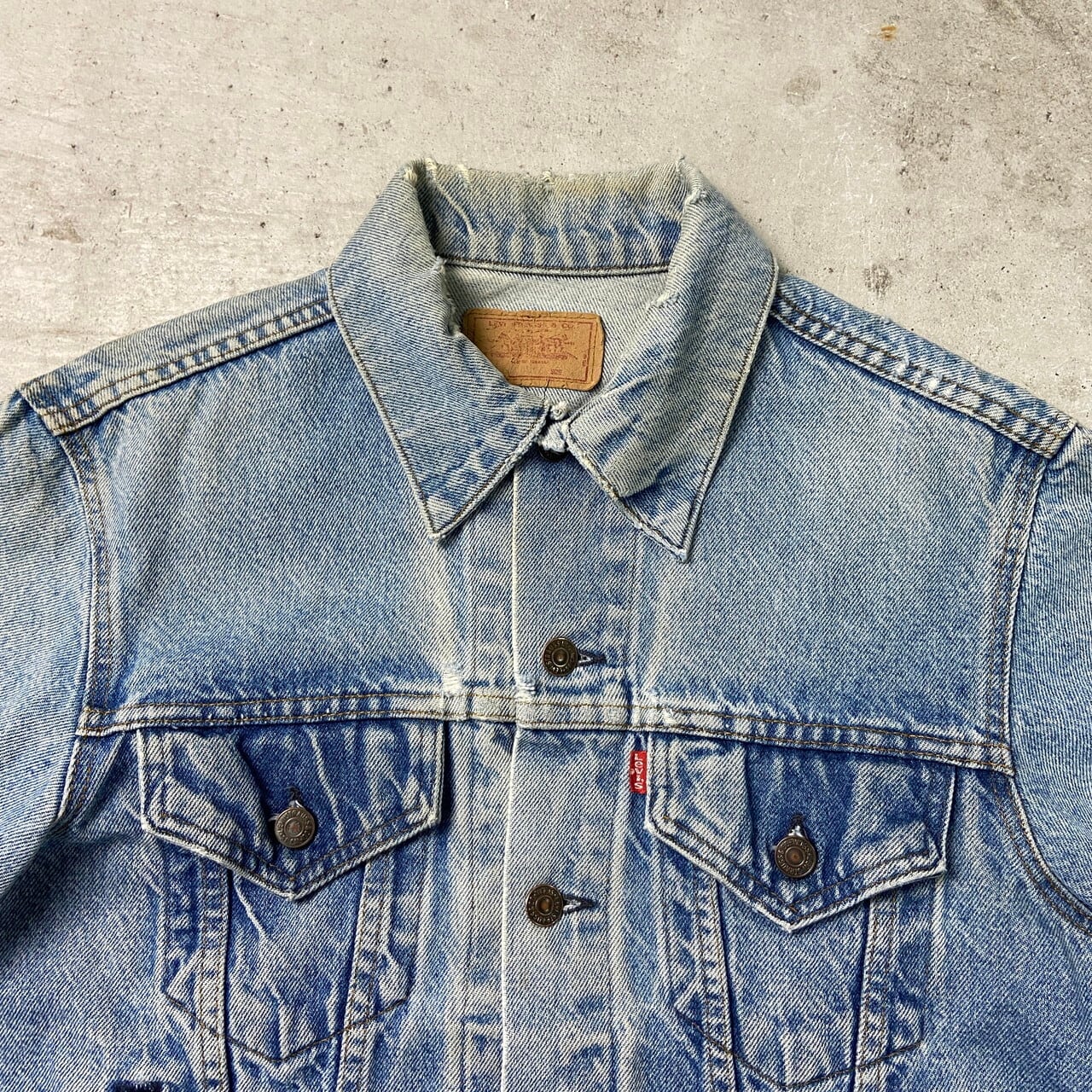 80年~90年代 USA製 Levi's リーバイス 70506 0216 デニムジャケット メンズS相当 レディース 古着 80s 90s アメカジ  ヴィンテージ VINTAGE トラッカージャケット【デニムジャケット】/ブルー | cave 古着屋【公式】古着通販サイト