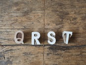 wood block アルファベット 440yen