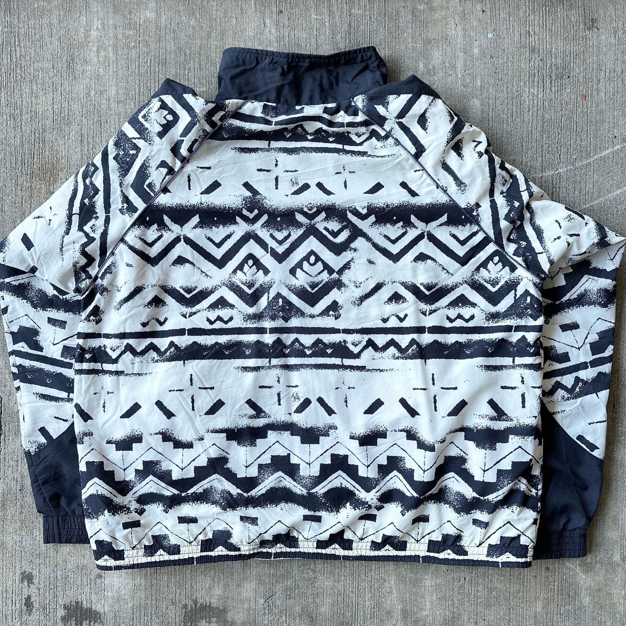 90's “Reebok” Design Nylon Jacket 90年代 リーボック 総柄 90's “Reebok” Design Nylon Jacket 90年代 リーボック 総柄