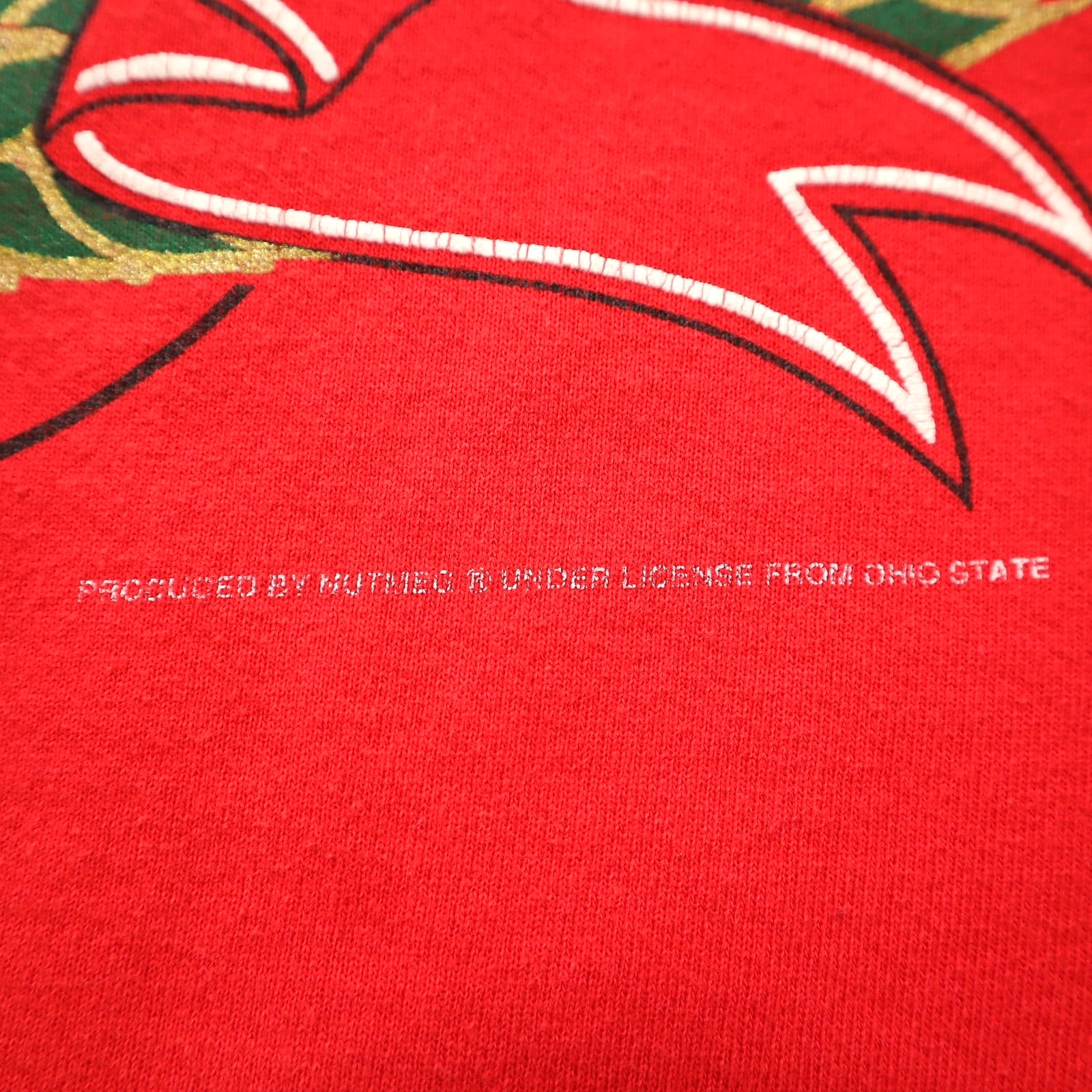 人気 ＲＥＤＯＡＫ オハイオ大学 刺繍ロゴ スウェット レッド ＸＬ