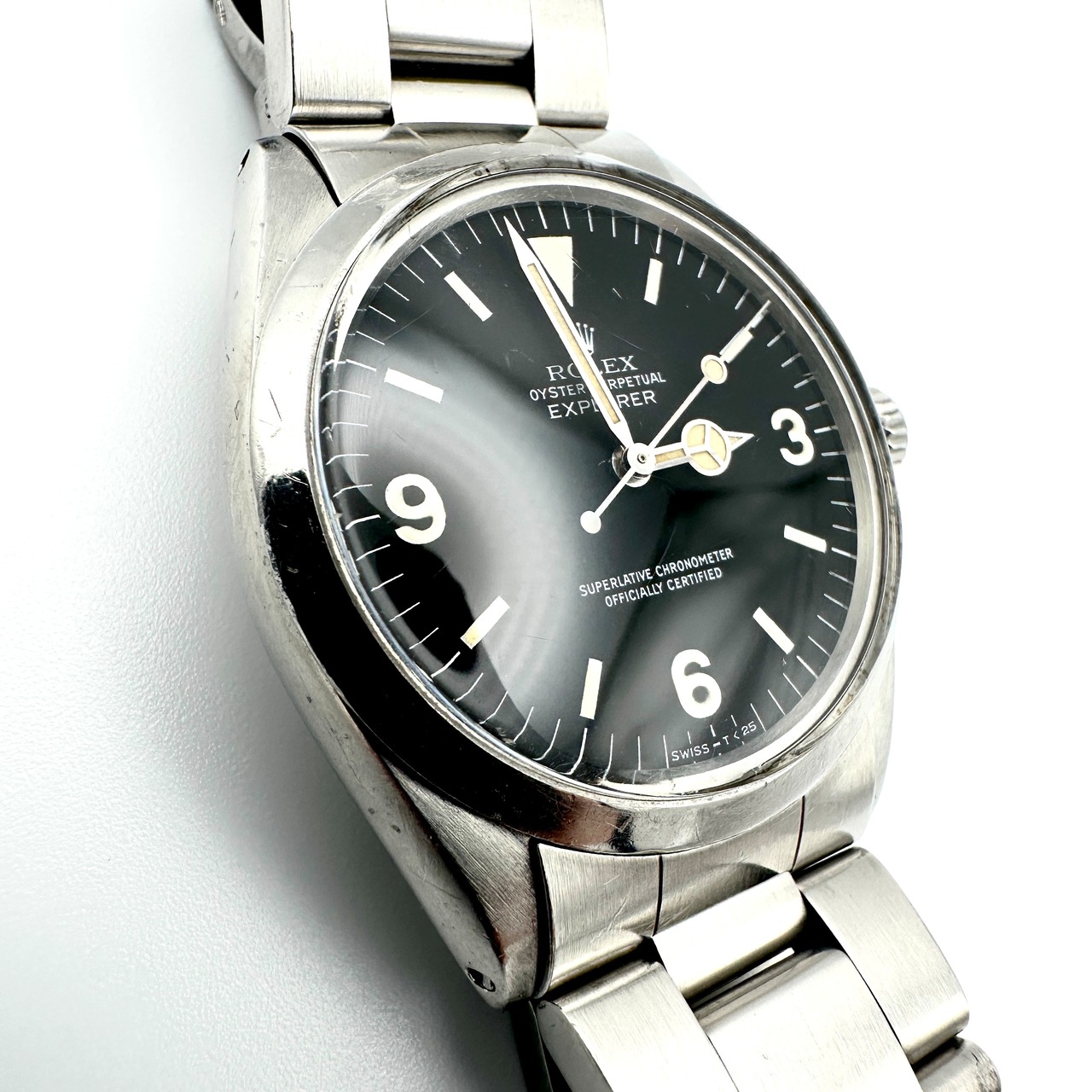 ROLEX ロレックス エクスプローラーⅠ ref.1016 腕時計 1983年頃 SS ステンレス 自動巻き ブラック 36cm 11コマ