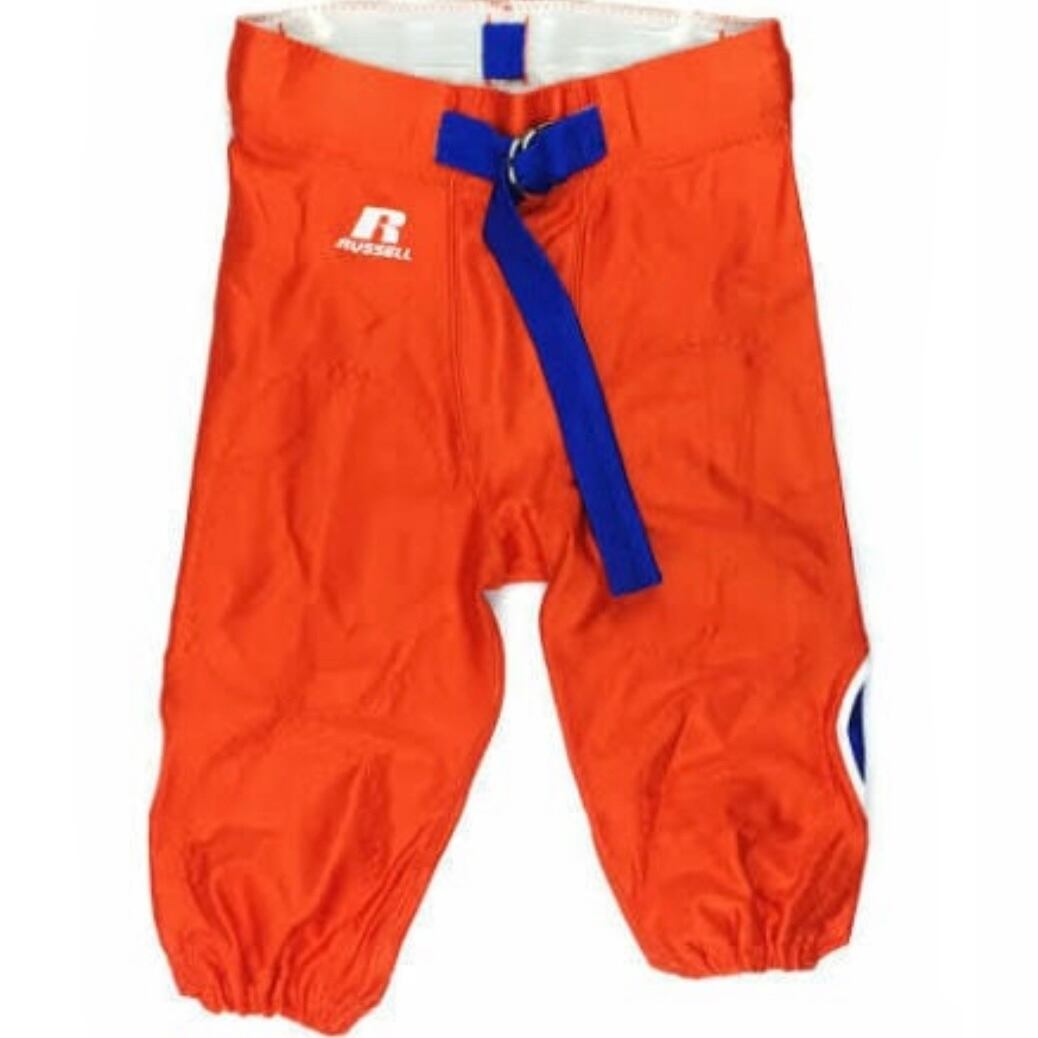 RUSSELL Pants フッパン オレンジ ブルー アメフト フットボールパンツ