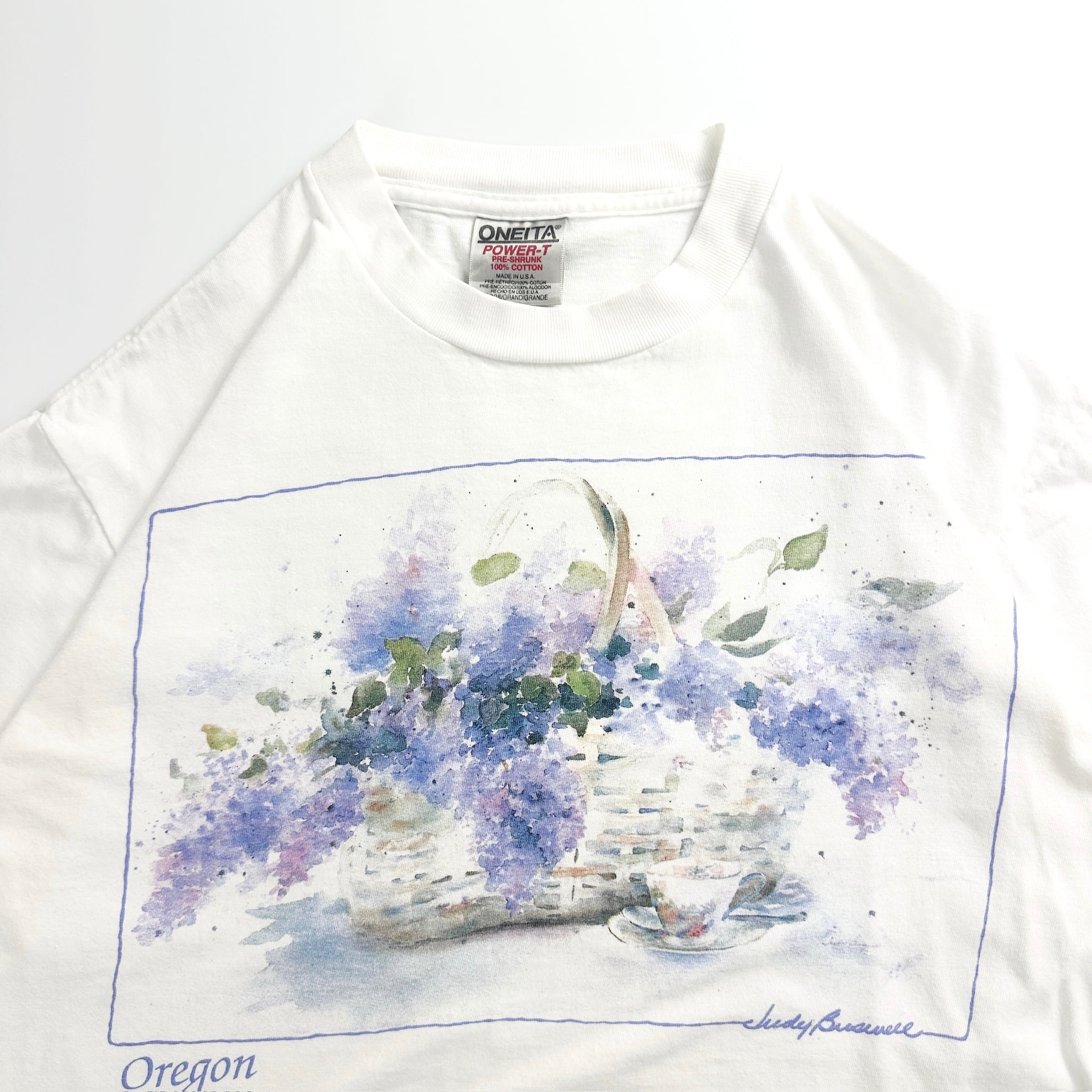 90s Oregon Floral Art Tee