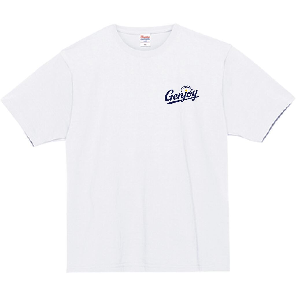Genjoy Lacrosse Cotton tee|white