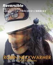 ROBIN NECK WARMER デニムBL&ワイルドイエロー