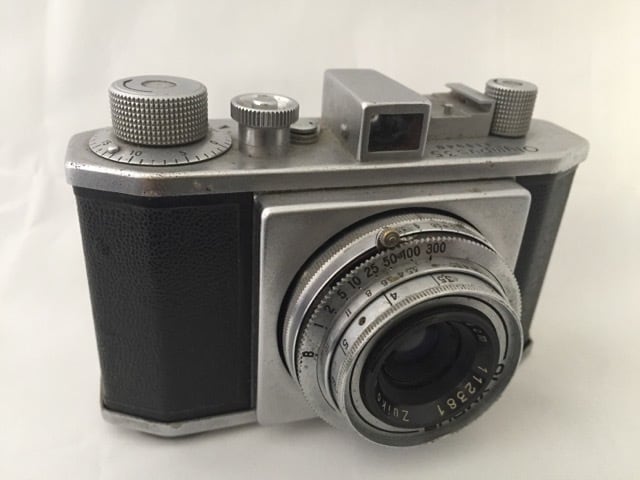 昭和レトロ35mmカメラ 1953年製 オリンパス35-Ⅳジャンク | 路地裏の