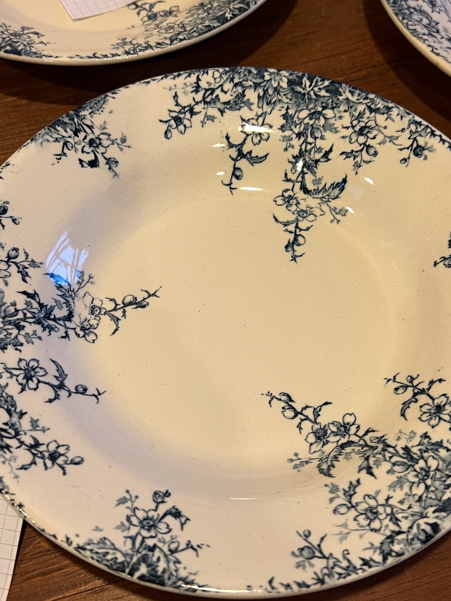 人気のジアン スープ皿 アンティークプレート フランスアンティークA〜C