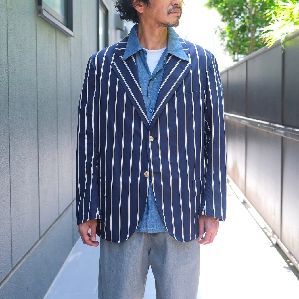 KENNETH FIELD(ケネスフィールド) /BOSTON CLUB STRIPE-NAVY×YELLOW-(22)