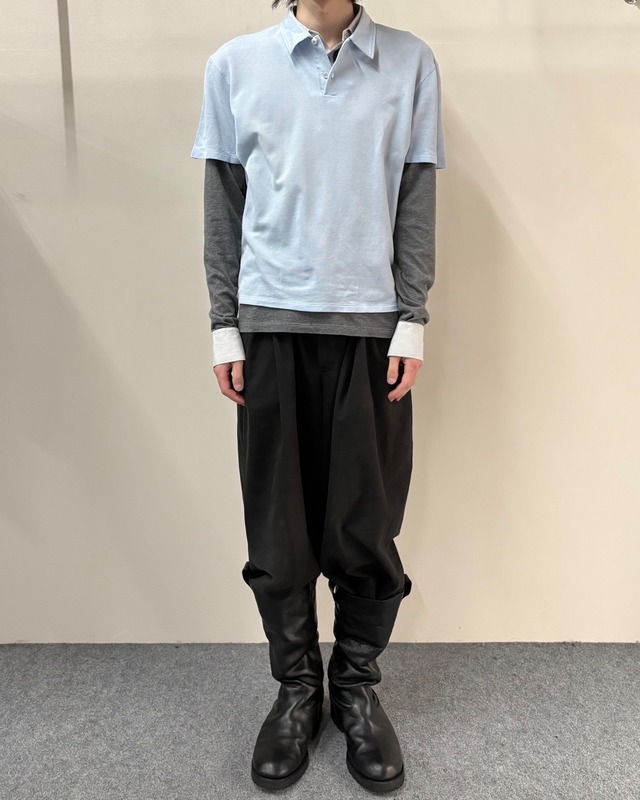 【PRADA】box silhouette basic polo