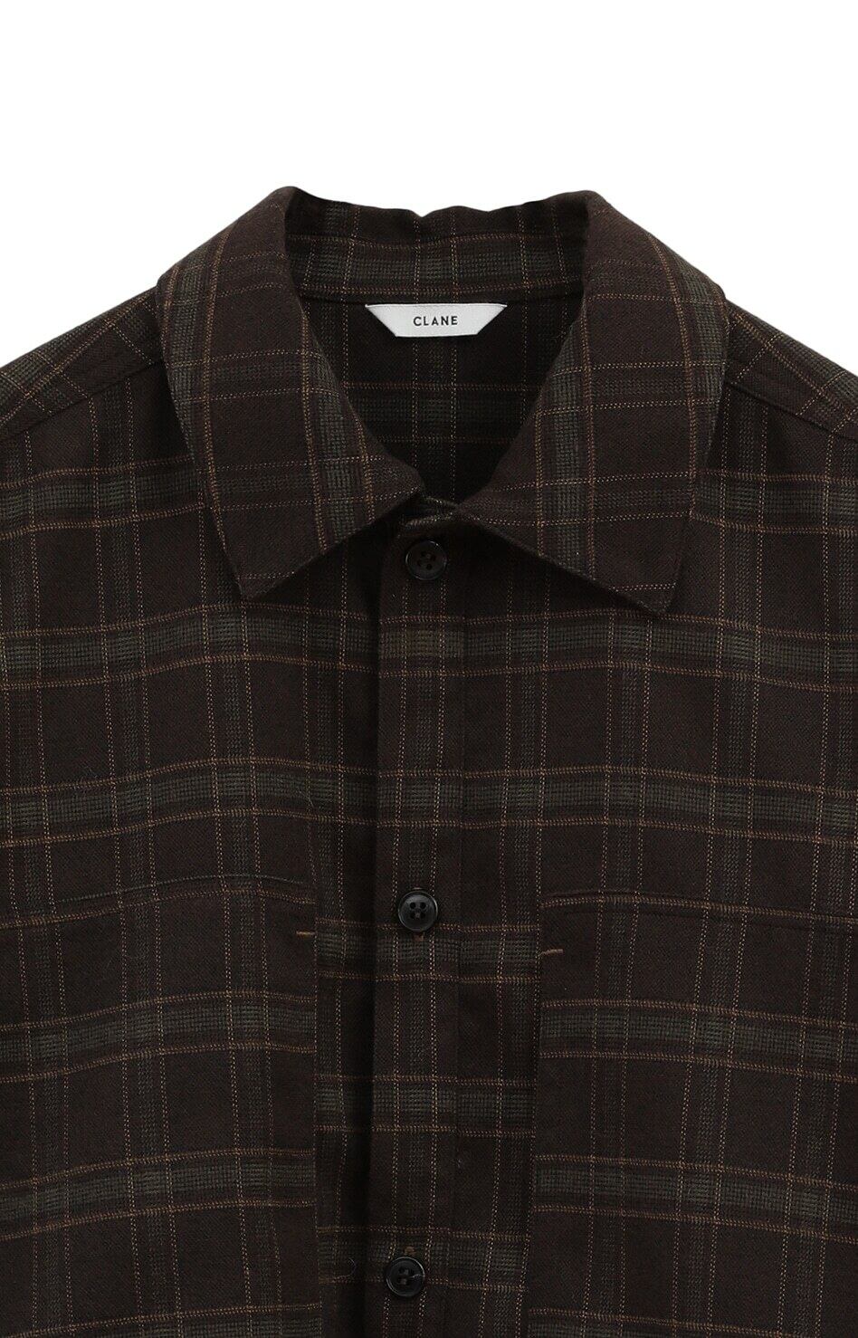 CLANE CHECK POCKET OVER SHIRT CLANE CHECK POCKET OVER SHIRT